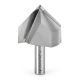 Amana 45732-CNC 2in CED 0.5in Shank 2-Flute Router Bit