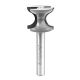 Amana A53824 1.437in CED 0.5in Shank 2-Flute Router Bit