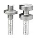 Amana A55414 1.25in CED 0.5in Shank 2-Flute Router Bit