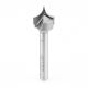 Amana A56128 0.5938in CED 0.25in Shank 2-Flute Router Bit