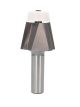 Whiteside W2944 0.5in Shank 2-Flute 3in OAL Bevel Undermount Bowl Bit