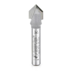 Amana 45700 0.37in CED 0.25in Shank 2-Flute Router Bit