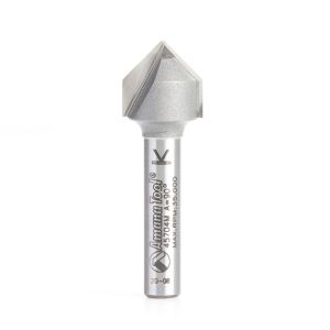 Amana 45704M 12mm CED 0.24in Shank 2-Flute Router Bit