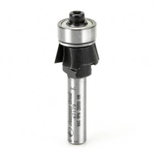 Amana 47179 0.625in CED 0.25in Shank 2-Flute Bevel Trim Router Bit