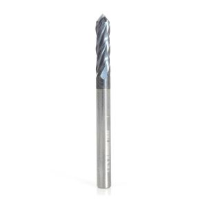 Amana A51690 0.125in CED 0.125in Shank 4-Flute Upcut Router Bit