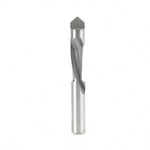 Amana AHSS11001 0.375in CED 0.375in Shank 1-Flute Spiral Router Bit