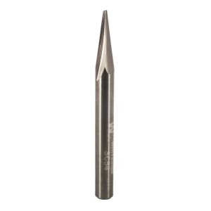 Whiteside WSC54 0.25in Shank 1-Flute 2.5in OAL 15° Engraving Bit